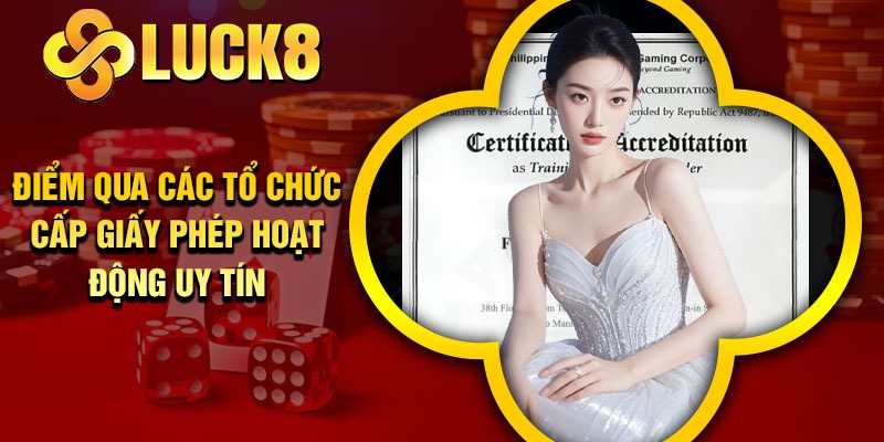 Điểm qua các tổ chức cấp giấy phép hoạt động uy tín