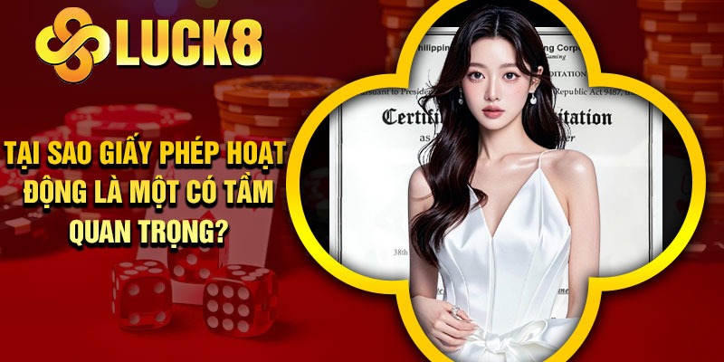 Tại sao giấy phép hoạt động là một có tầm quan trọng?