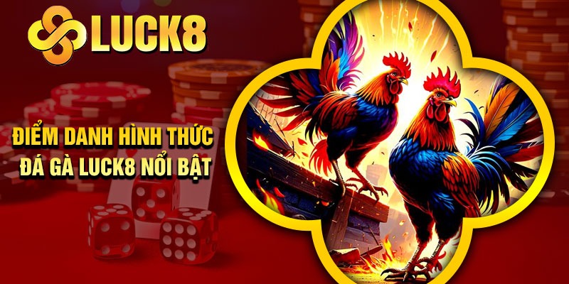 Điểm danh hình thức đá gà Luck8 nổi bật